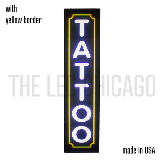 Tattoo with yellow border